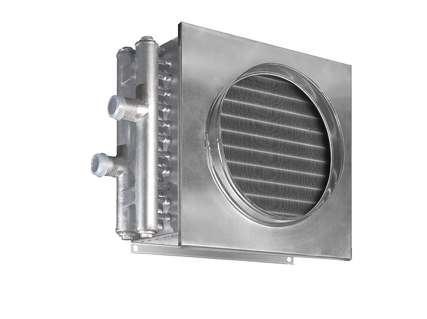 Водяной нагреватель для круглых каналов Shuft WHC 150x150-2